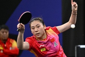 WTT中国澳门冠军赛：陈熠1-3不敌韩莹，无缘女单八强